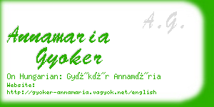 annamaria gyoker business card